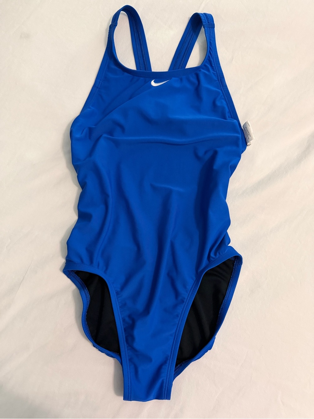 Nike blue comp swimsuit
